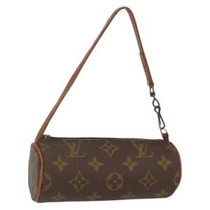 LOUIS VUITTON Monogram Papillon Pouch LV Auth bs32017